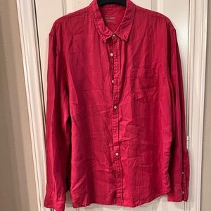 LUCKY BRAND Red men shirt